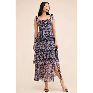 ASTR THE LABEL Tiered Maxi Dress